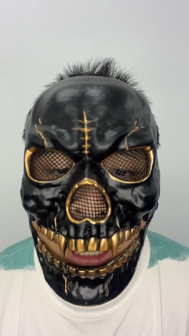 Amazon.com: NewL Horror Skull Mask with Movable Mouth Jaw for Men