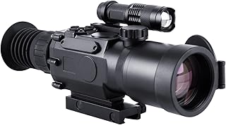 Digital Night Vision Riflescope, Lightweight, with 3.7-11x Digital Zoom and Idear for Hunting, Law Enforcement, and Wildlife Observation - GOYOJO