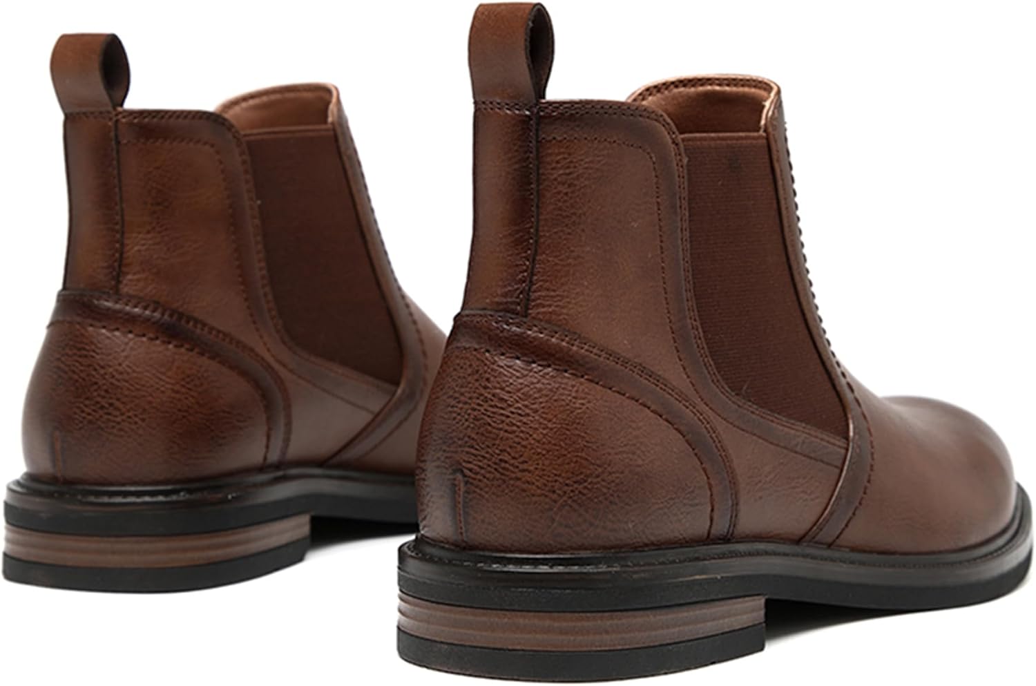 DECARSDZ Men's Chelsea Boots Casual Classic Comfy Slip-On Suede Chukka Mens Ankle Boot - Image 6