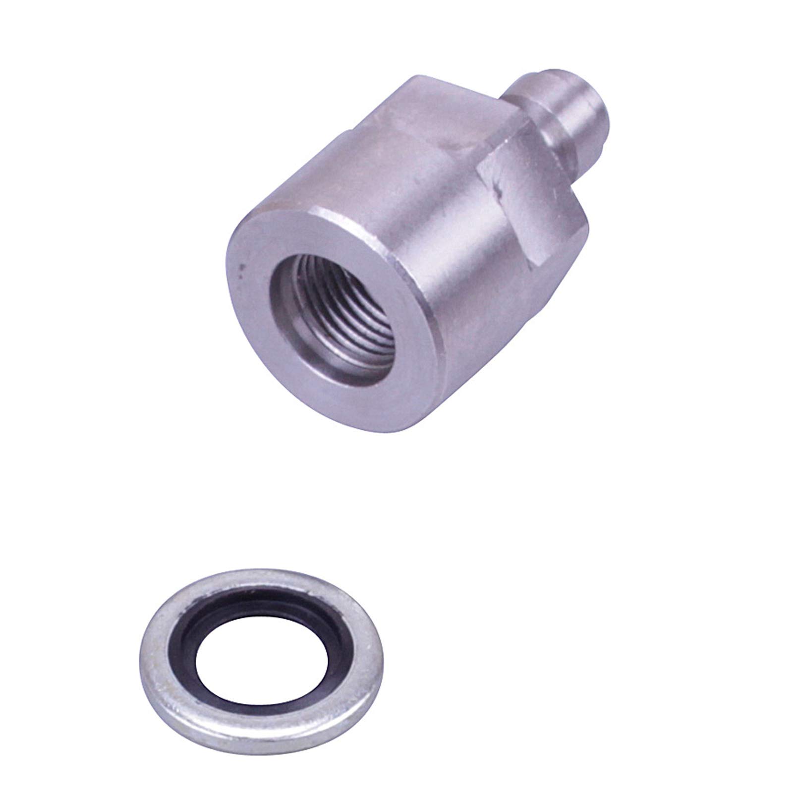 GunTuff PCP Airgun Quick Fill Coupler Plug 1/8 BSP Female to Foster, Silver, 0.125 inch - Image 2