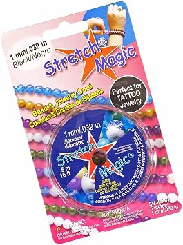 Pepperell Stretch Magic Bead Jewelry Elastic Cord String Line | Clear Pearl Black | 5M 25M 100M | 0.5mm 0.6mm 0.7mm 0.8mm 1mm Diameters