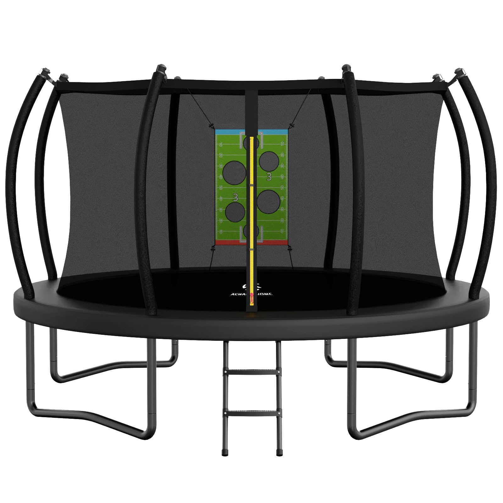 ACWARMHOME 14FT Trampoline with Football Goal
