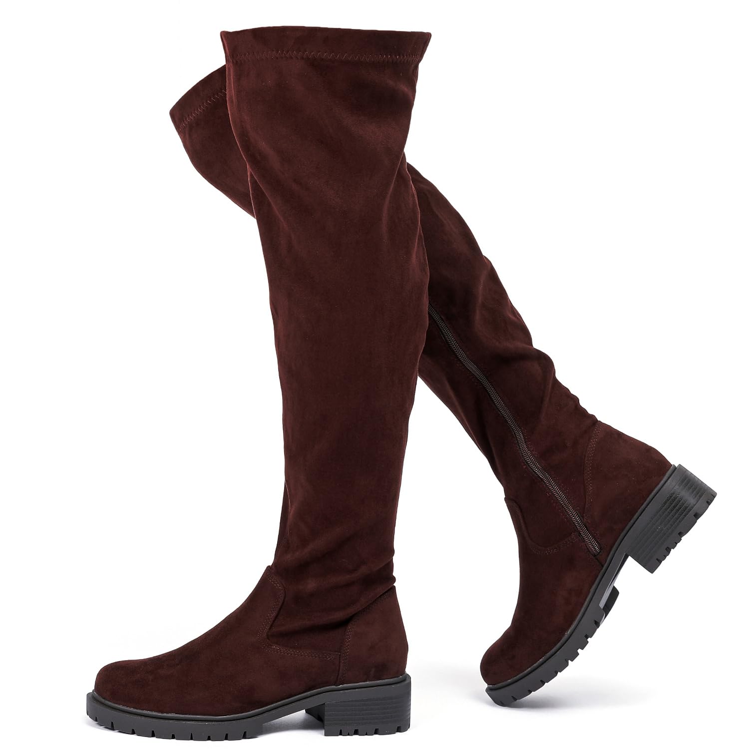 Luoika Womens Wide Calf Over The Knee High Boots Wide Desertcart