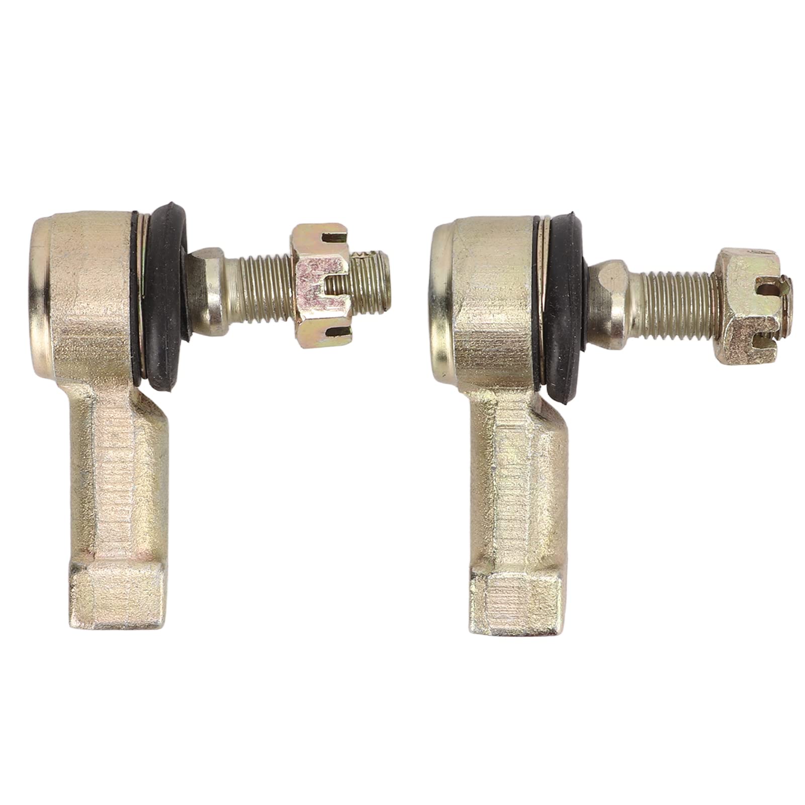 Embout de Biellette de Direction, Kit de Rotules D'extrémité de Biellette de Direction M12 Caoutchouc de Rechange en Acier Chromé pour Outlander 1000 500 570 650 800R L 450