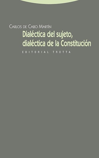 Portada de Dialectica del sujeto