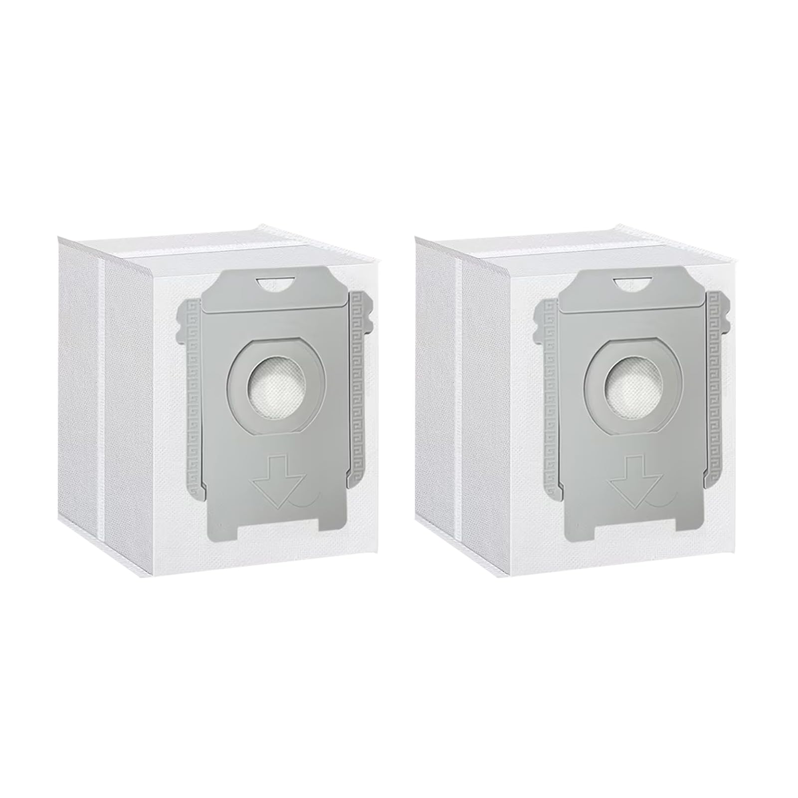 WAIKAS Vacuum Bags, 2 Pack, Compatible with iRobot Roomba Bags i, s, and j Series, Replacement for iRobot Roomba i1+, i3+(3550), i4+, i6+, i7+, i7Plus, j7+(7550), i8+, and s9+ Vacuums, Light gray