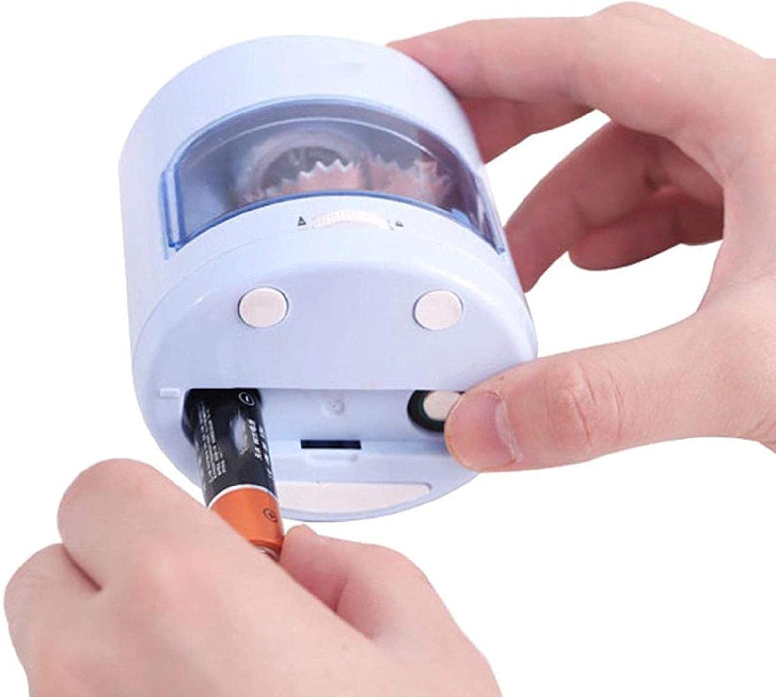 Temperamatite Elettrico, temperamatite Automatico a Batteria con Contenitore, temperamatite Elettrico Portatile, temperamatite Meccanico Domestico