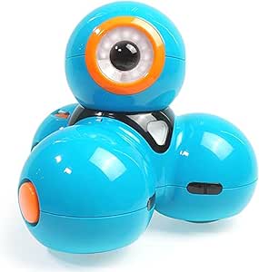 Dash Robot di Wonder Workshop in Inglese - Robot Giocattolo Interattivo per Imparare a Programmare Divertendosi Idee Regalo per Bambini, Blu