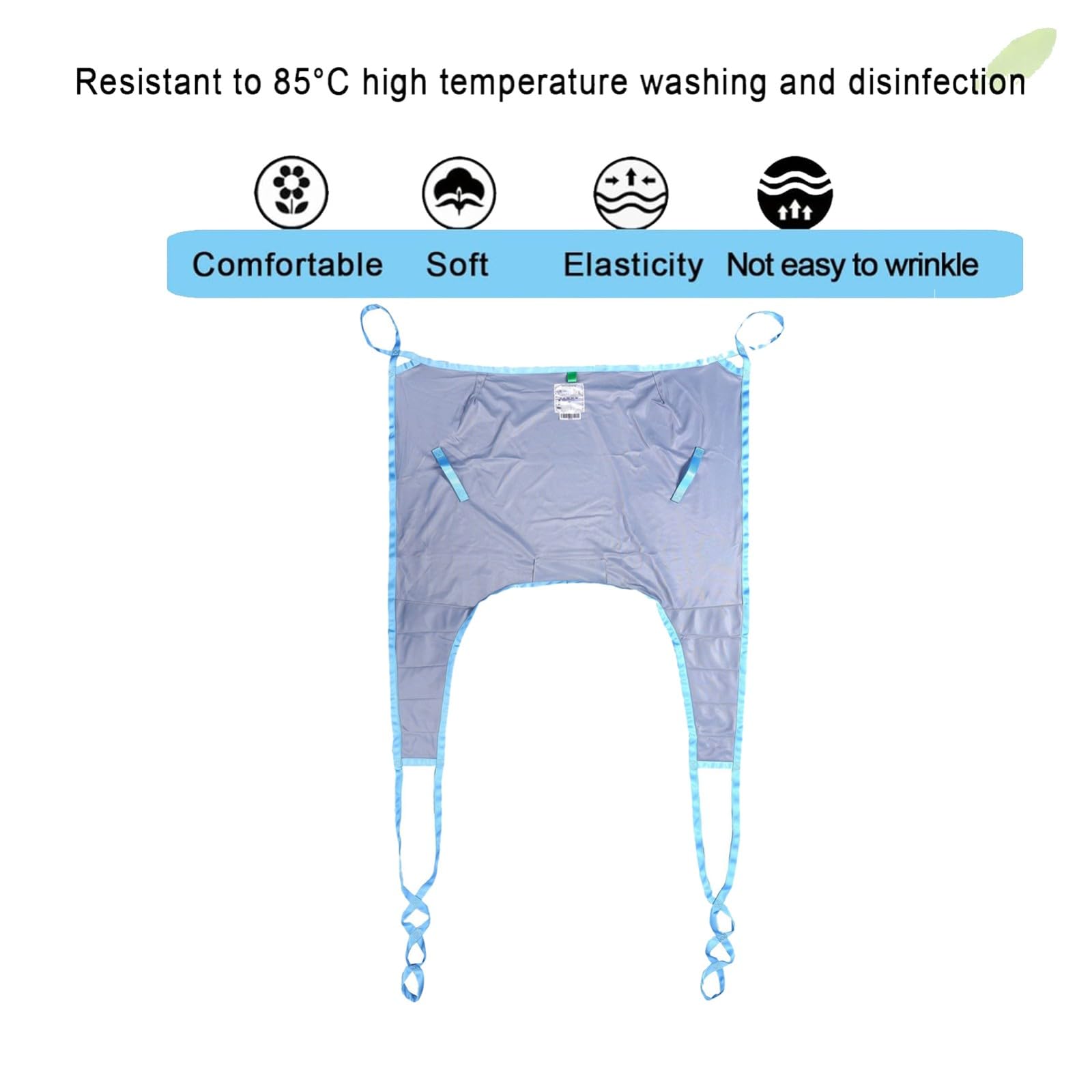 Eslinga Para Elevación De Pacientes Universal Grua Traslado Enfermos Personas Mayores Transferencia Asistida Reutilizable Grúa De Paciente Cinturón Para Paciente Eslinga Elevación Cuerpo S