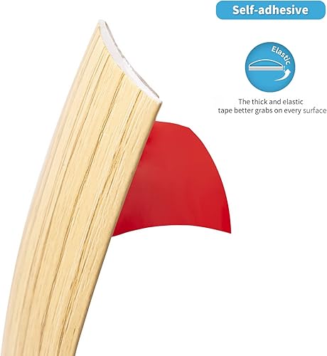 Miniatura 9 de Art3d Tira de transición de vinilo autoadhesiva, divisor de suelo laminado y azulejos, umbral de alfombra, 10 pies, 1.57 pulgadas, amarillo álamo