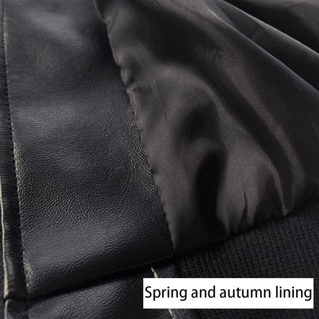 Boys' Outerwear Jackets,Kids Faux Leather Jacket, children's motorcycle Faux leather zipper coat - Image 7