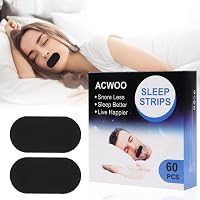 ACWOO Szájszalag Alváshoz, 60 db Horkolás Elleni Szájtapasz, Ovális Alvási Tapasz, Légzés Javító Szájragasztó 1