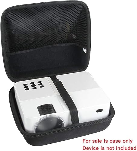 Miniatura 2 de Hermitshell Estuche rígido de viaje para DBPOWER L21 / Megawise LCD proyector de video compatible con mini proyector de película Full HD
