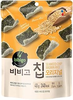 CJ bibigo Brown Rice Seaweed Chip Snack 40 g