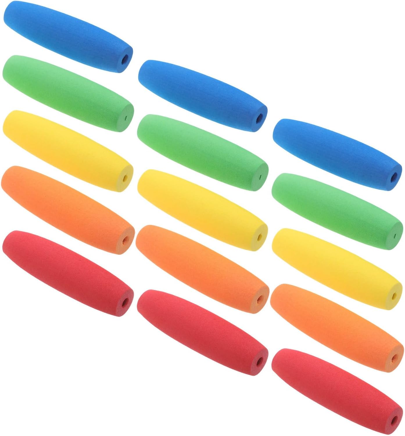 LALAFINA 15pcs Colorful Crochet Hook Grips Non-Slip Ergonomic Crochet Hook Handle for Arthritic Hands, Knitting Accessories
