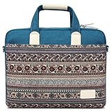 Estilo de moda: esta funda de computadora portátil utiliza un patrón bohemio rico, forro con pelusa de alta calidad, reduce la fricción de la computadora portátil y la tableta macbook, para evitar arañazos.