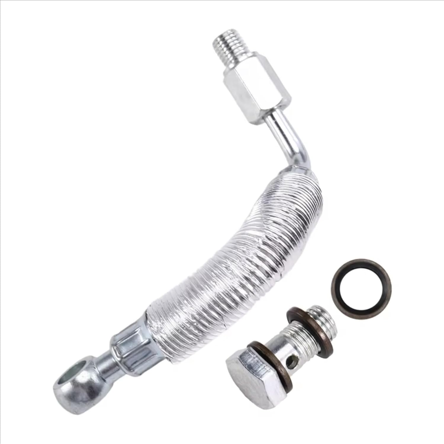 Turbocharger Oil Return Pipe Compatible with Buick for Encore Auto Turbocharger Oil Return Feed Tube Hose Turbine Coolant Supply Pipe Parts 55568031