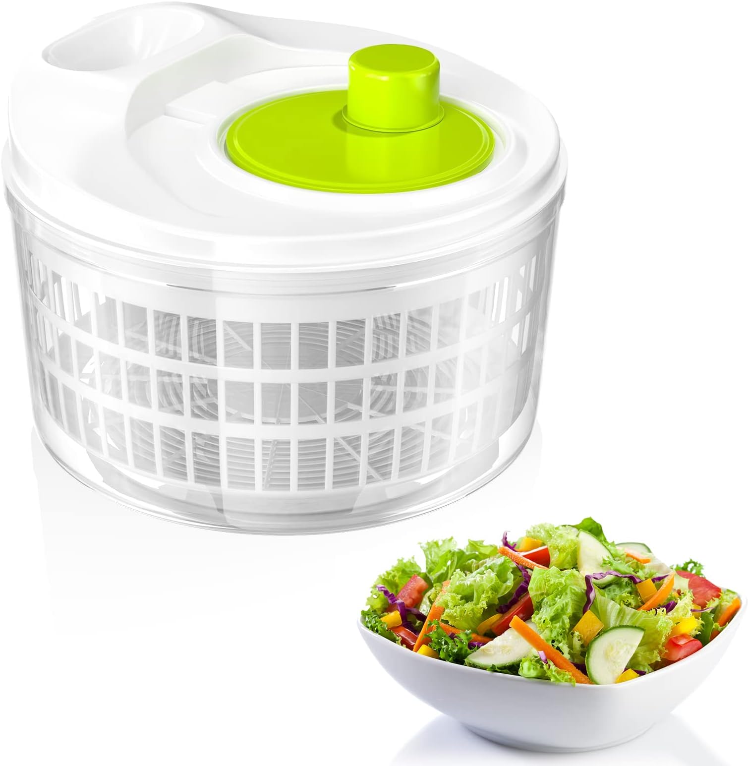 Oxo 1102100 Mini Essoreuse à Salade Diam 20 cm Transparente Amazon.fr