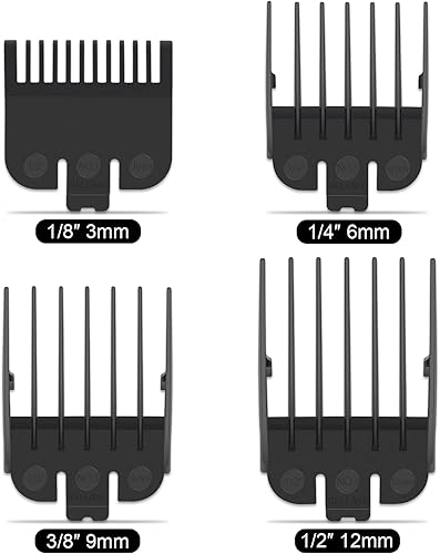 Miniatura 9 de LANVIER Cortapelos para hombres, cortadora de pelo profesional de alta velocidad de 10 W7500 RPM para cortar y arreglar el cabello, kit de