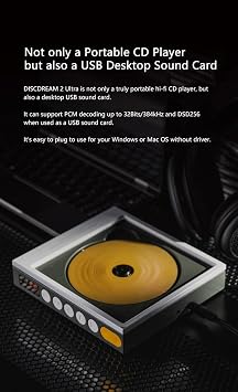 MOONDROP DISCDREAM 2 Portable CD Player USB Desktop Sound Card Function Optical Digital Output