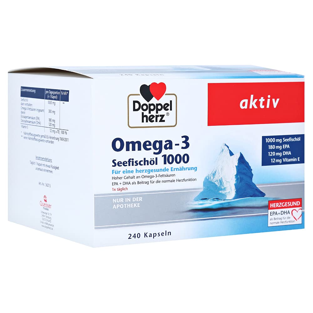 Doppelherz Omega-3 Seefischöl 1000 Kapseln