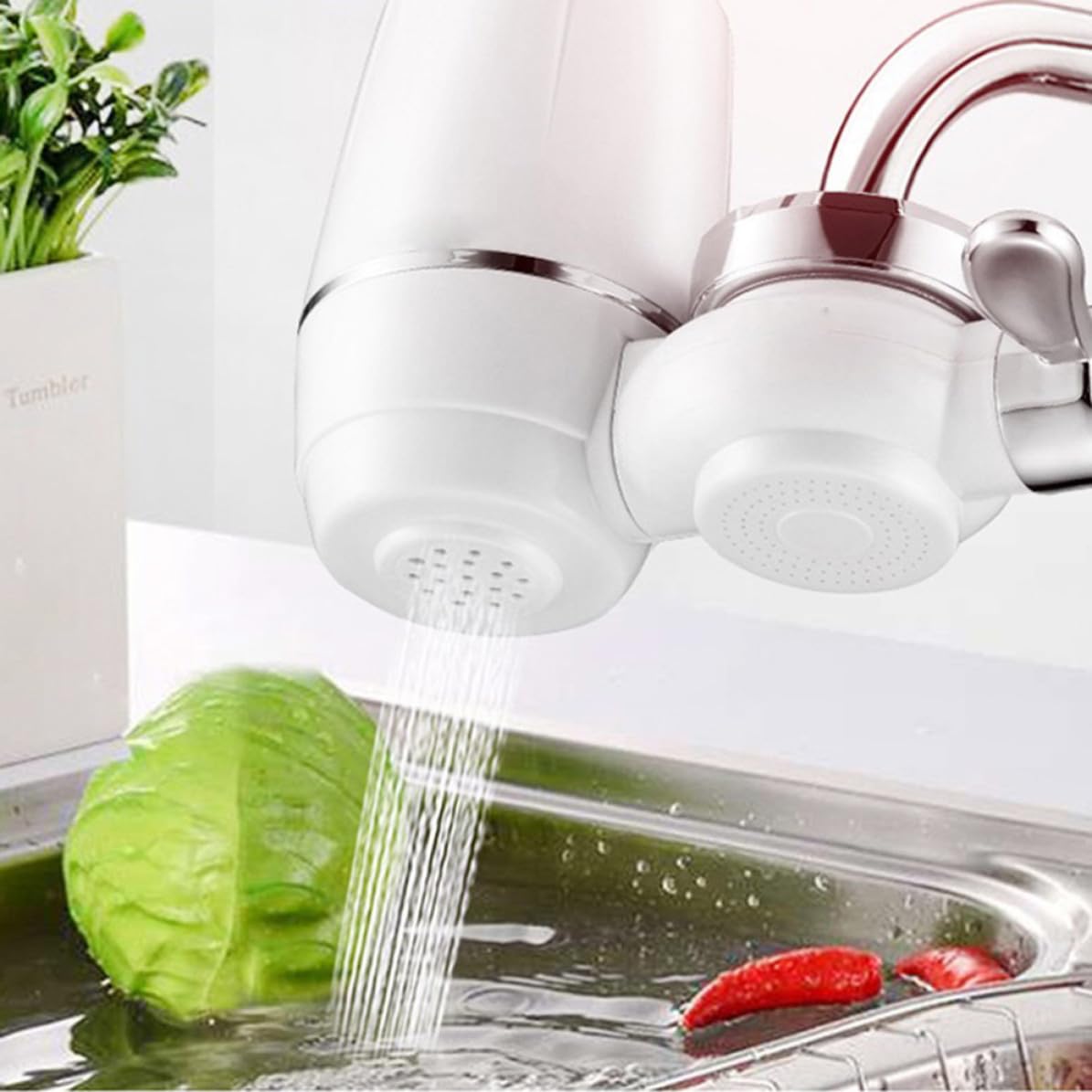 Filtro Blanco Purificador Cerámico de Agua de Cocina