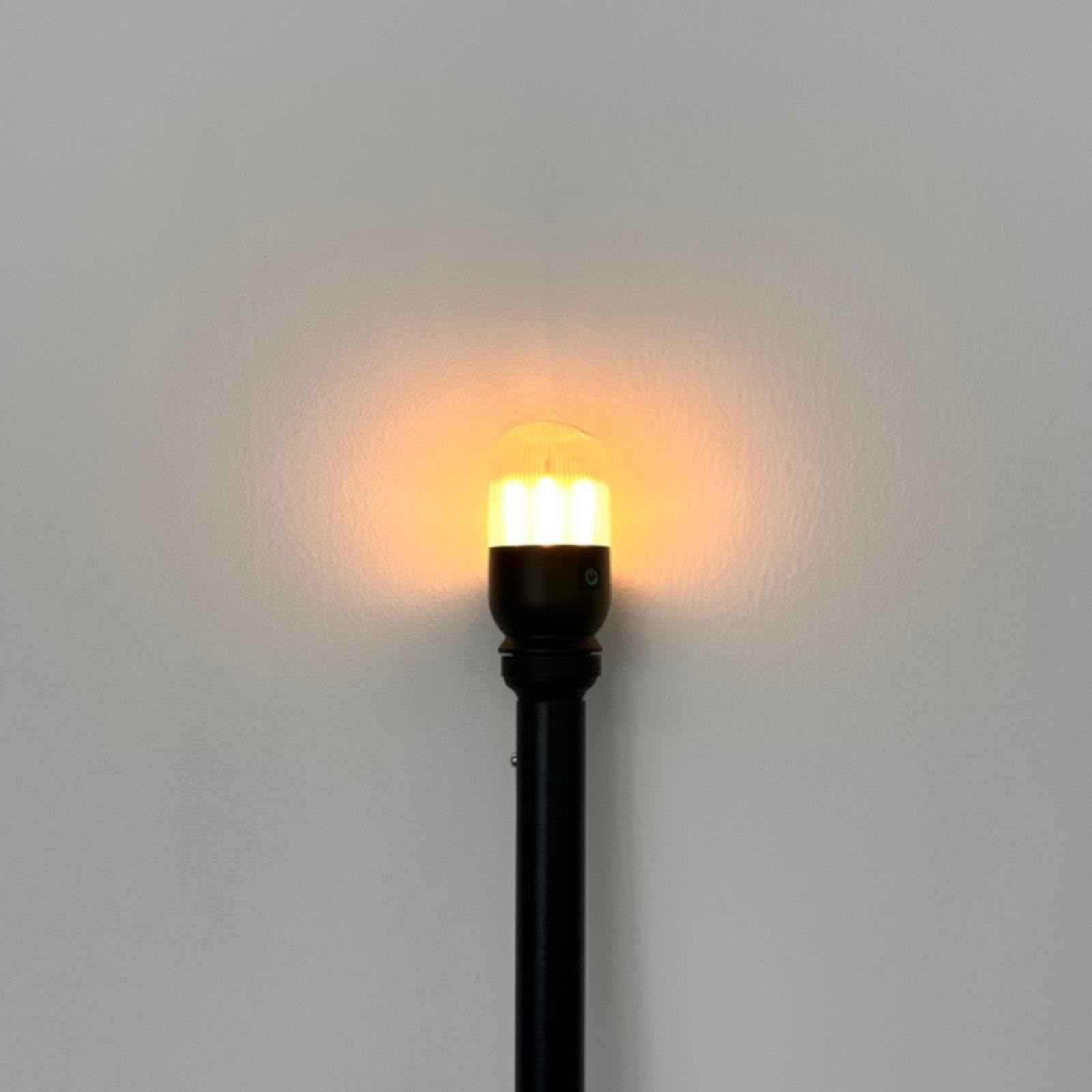 Kayak Light Illuminazione Palo Kayak Accessori LED Lampada Portatile Bandiera Segnalazione Alluminio Resistente Adatta per Pesca Canoa Barca