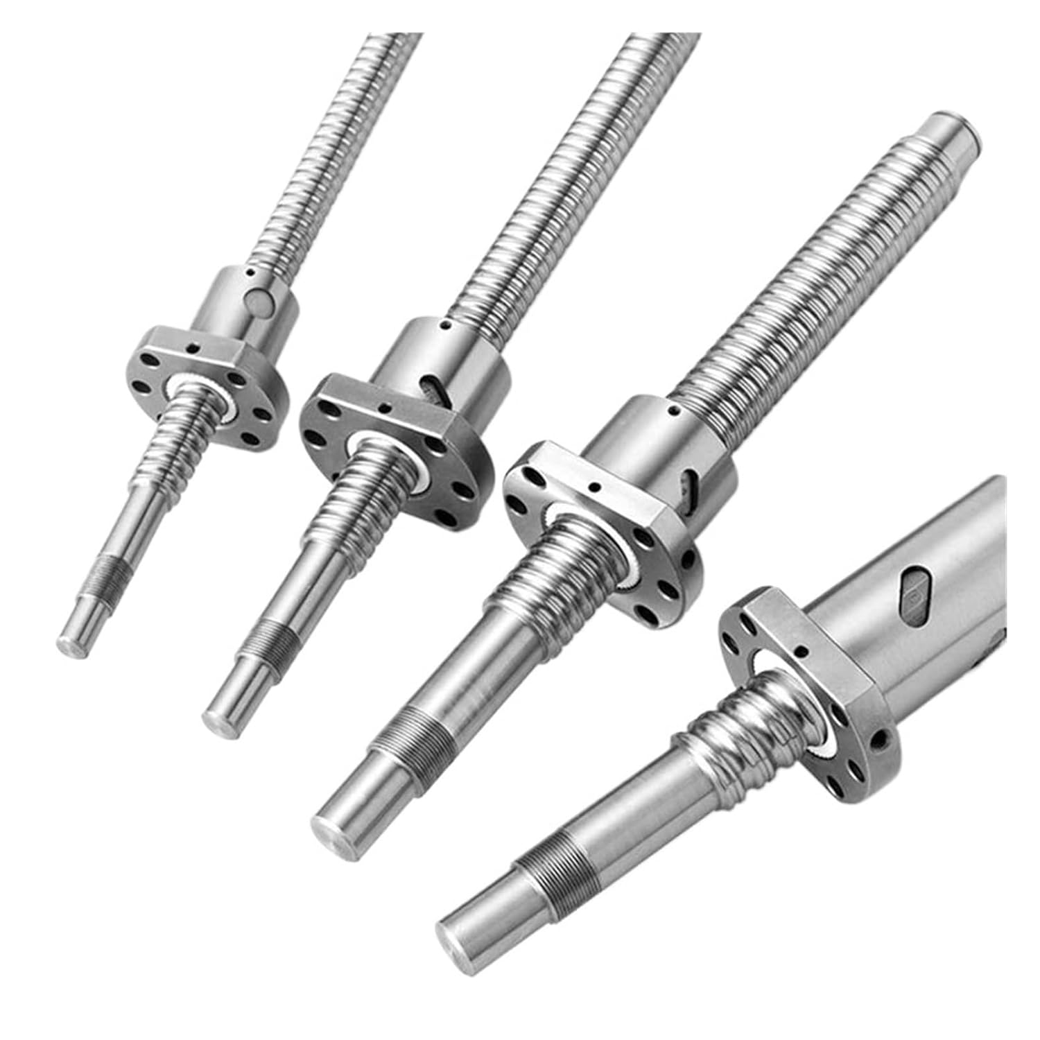 Linear Motion Ball Screw Machine Parts C7 SFU1204 End Machined Parts Bearing Ball Nut BK BF Mode Use for 3D Printer Ball Screw(550mm)