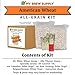 My Brew Supply American Wheat Brewing Kit | American Wheat & Pilsner Malt | Caramel Grain | Kent Goldings & Columbus Pellet Hops | Belgian/German Wheat Ale Yeast | 5 Gallon Advanced All Grain Home Brewing