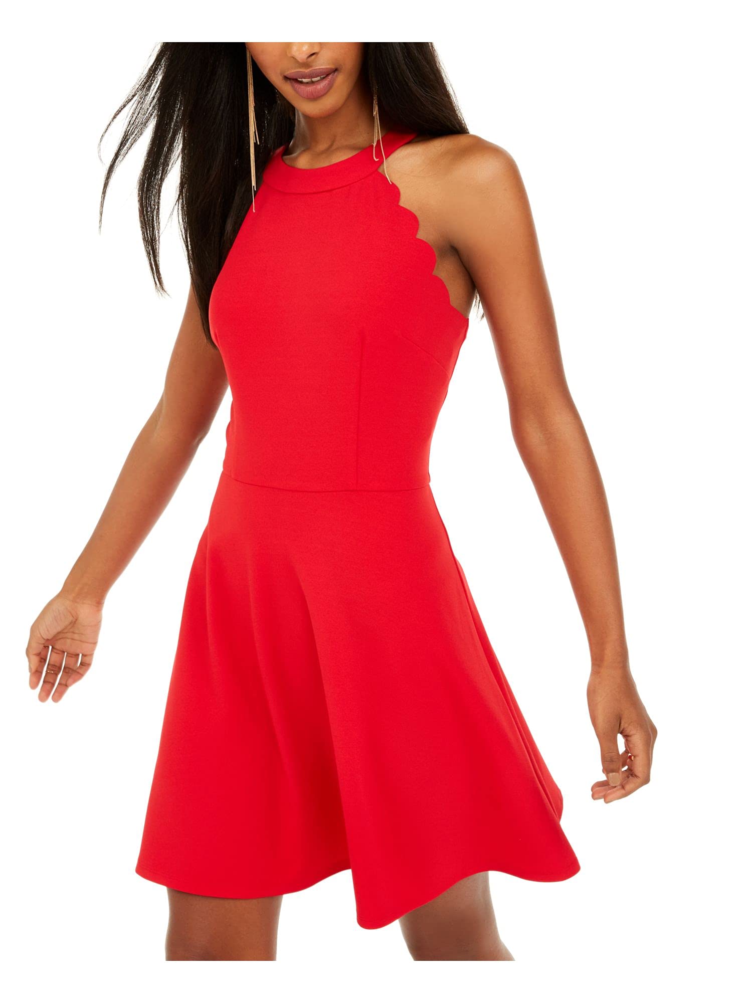 flare scuba dress Flare Scuba Dress White / 1XL main image 1