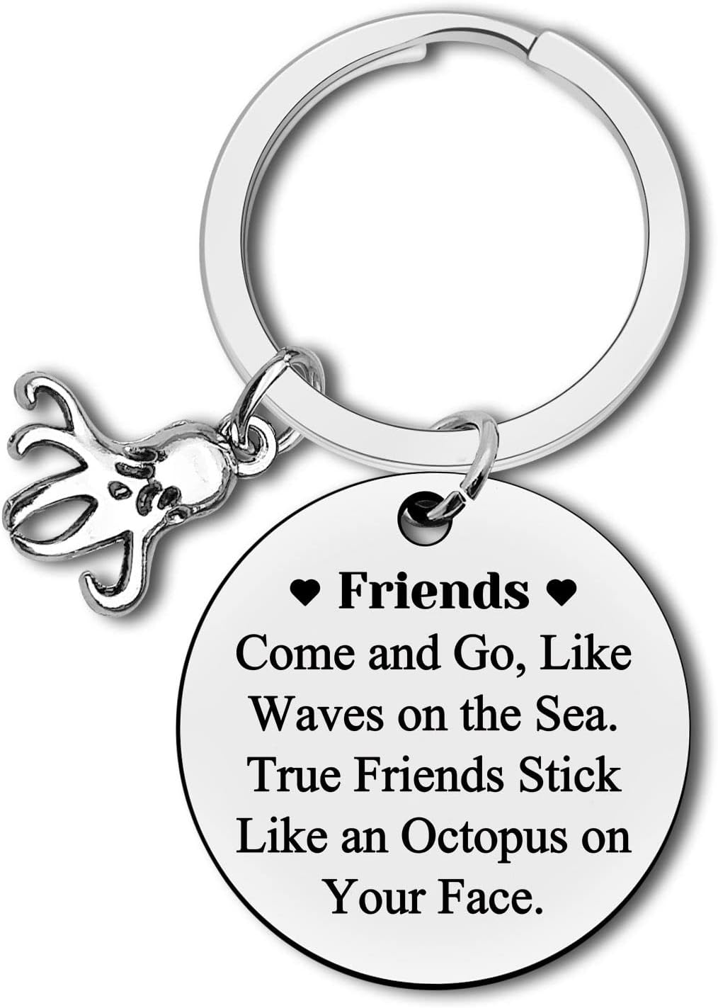 Dabihu Best Friends Keychain Friendship Gift Funny Sister Jewelry Christmas Birthday Gift for Friends Sister Brother