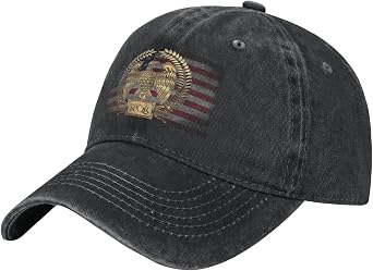 Gold Roman Imperial Eagle SPQR Casquette Adjustable Baseball Cap Adult Hat