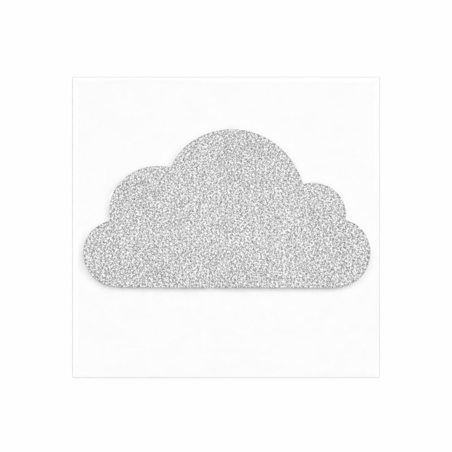 See Baby Breathing on Monitor Sleep Sack Patches Reflective Baby Monitor Visibility Patches for Night Vision Iron On No Batteries or Electronics (Moonlight Silver, Cloud, Four Pack)