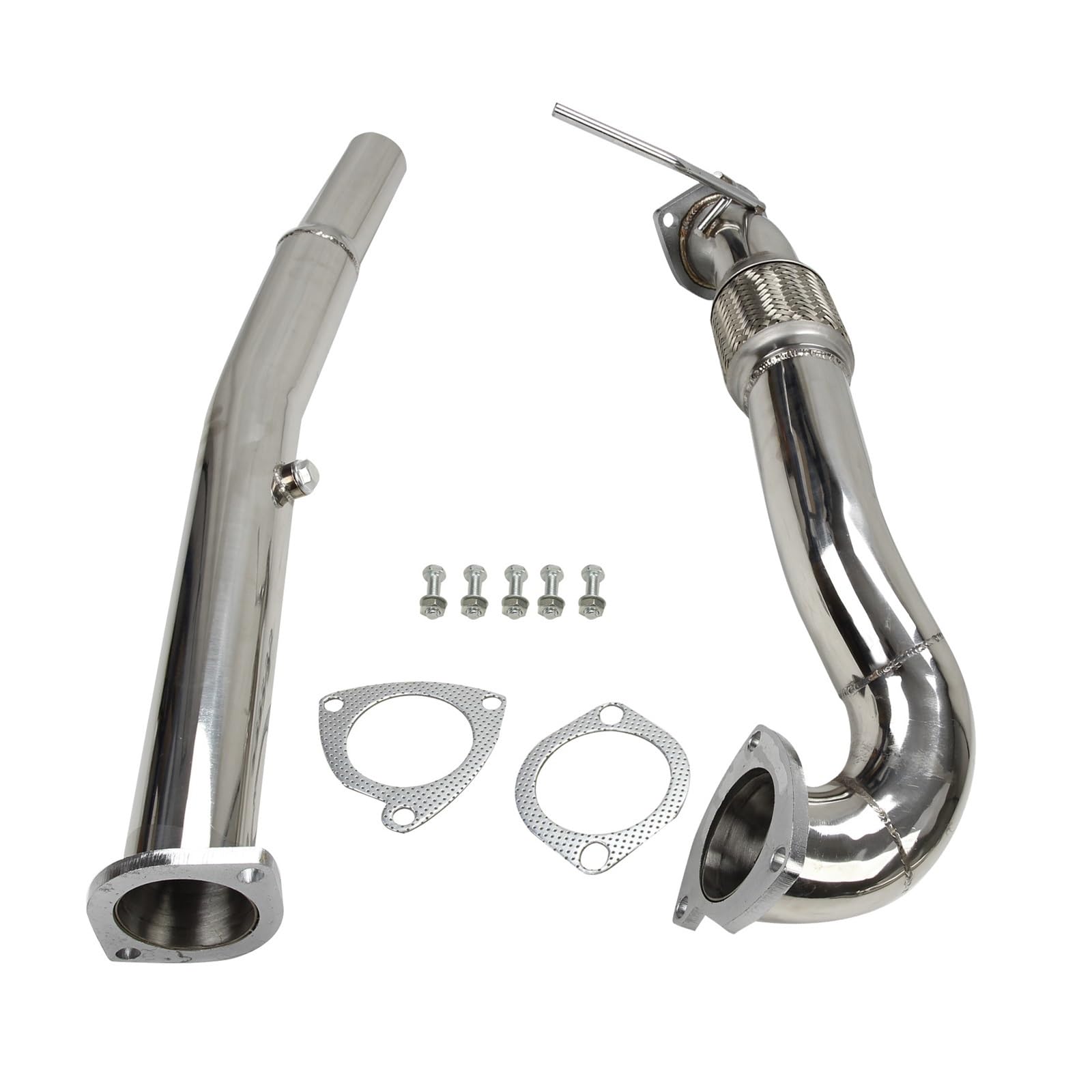 daili store 3-calowy układ wydechowy DOWNPIPE kompatybilny z TT kompatybilny z QUATTRO/S3 Mk1 Typ8L 1.8T RACIN 1999-2006