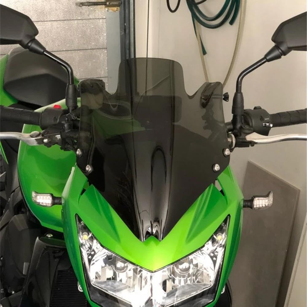 Do Z750R 2007-2012 Szyba Przednia, Osłona , Spoiler W Kolorze Przydymionym Czarnym Przedłużenie szyby motocykla(Clear)