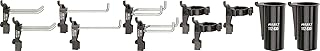 Hazet 112/11 Tool holder set for perforated panels (11 Piece)