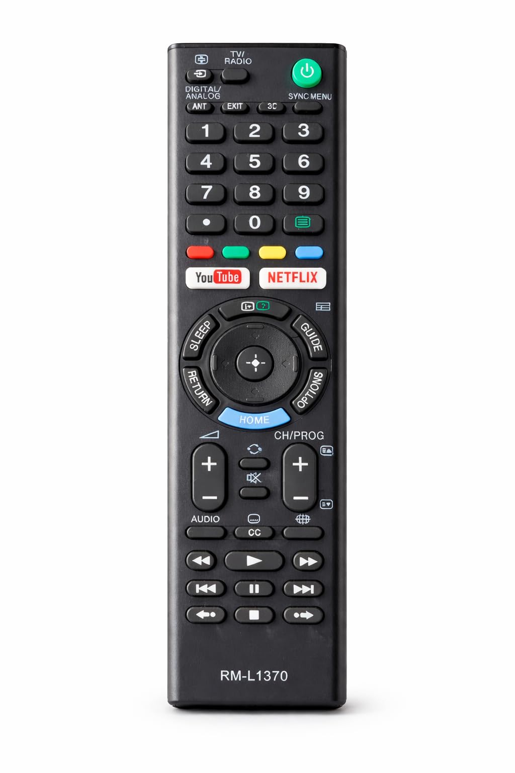 Original Remote Control Compatible with Sony Bravia TV Remote Control URC 153 Fit for Smart LCD LED UHD OLED QLED 4K Android Televison & All Sony TV's with Hot Keys.