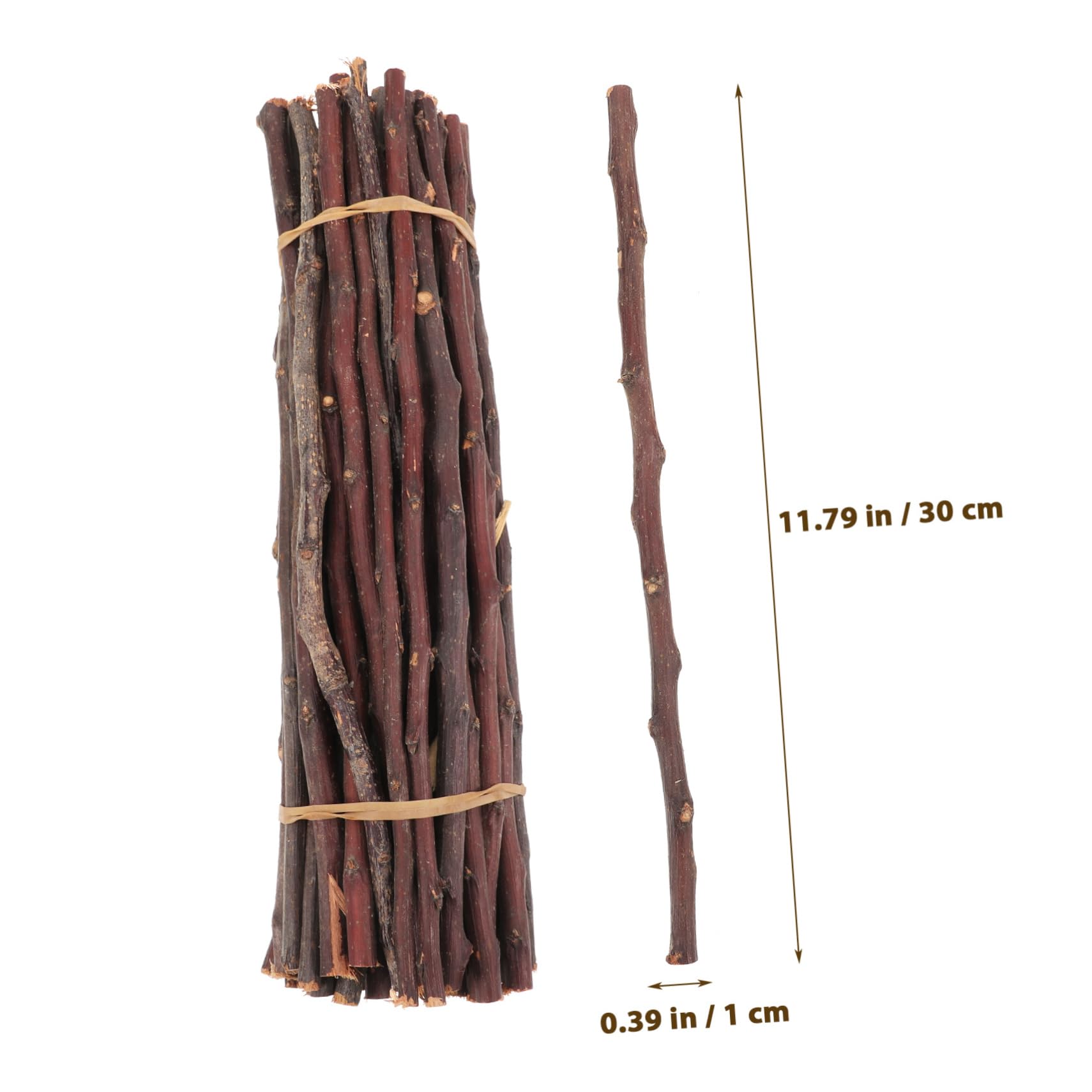 50stücke Holzstäbe Für Bastelprojekte Natürliche Holzlog-sticks Ca Lang Für Kinderhandwerk Foto-requisiten Und Modellbau Rustikale Bastelmaterialien