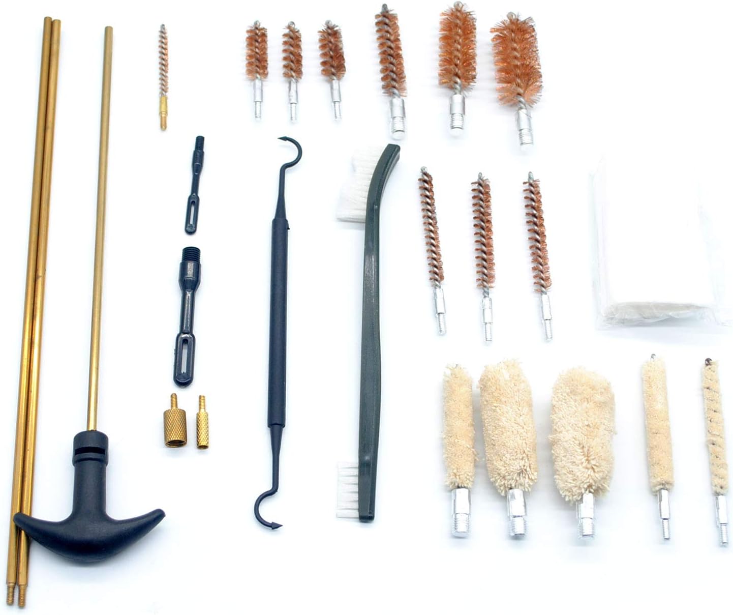 TRIROCK Universal Tactical Gun Cleaning Kit with Hunting Tool Accessories