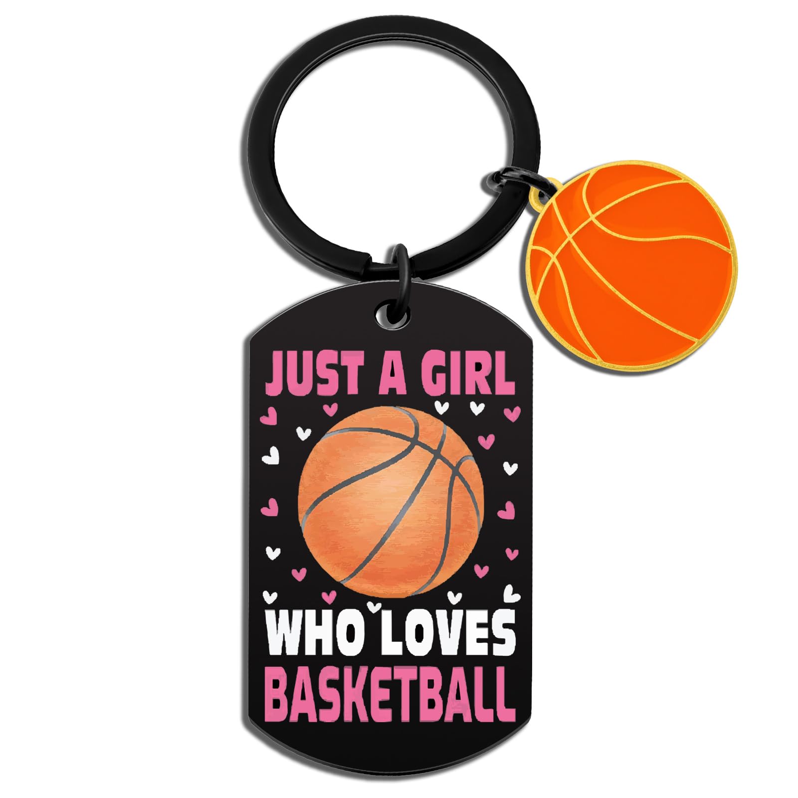 Basketball Gifts for Girls Daughter Her Women Female Cute Basketball Keychain for Basketball Lovers Women Basketball Player Gift Basketball Club Basketball Coach Gift Birthday