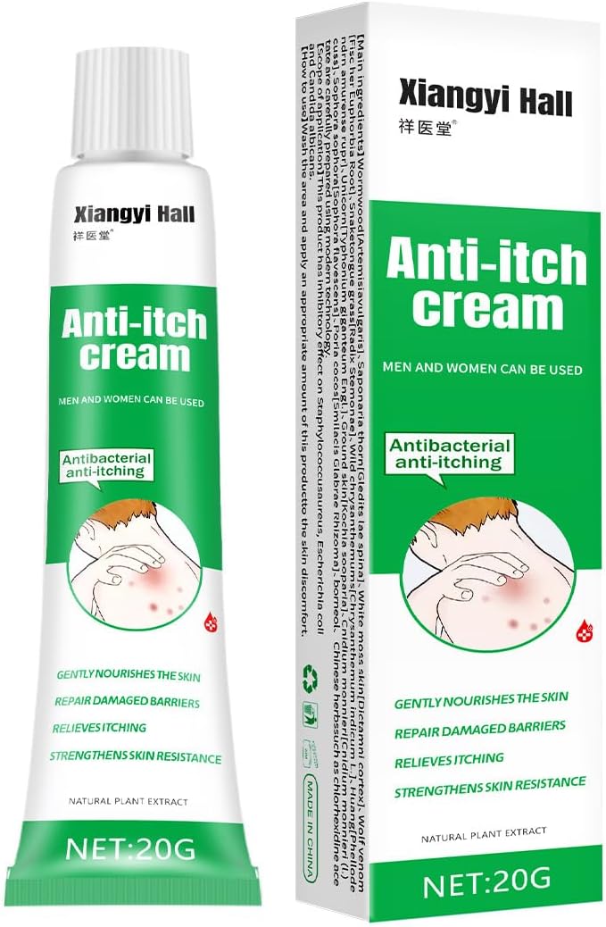 Soothing Relief Cream for Skin Irritation | Fast-Acting Formula for Itch Relief & Skin Comfort | 20g(2 Pieces)