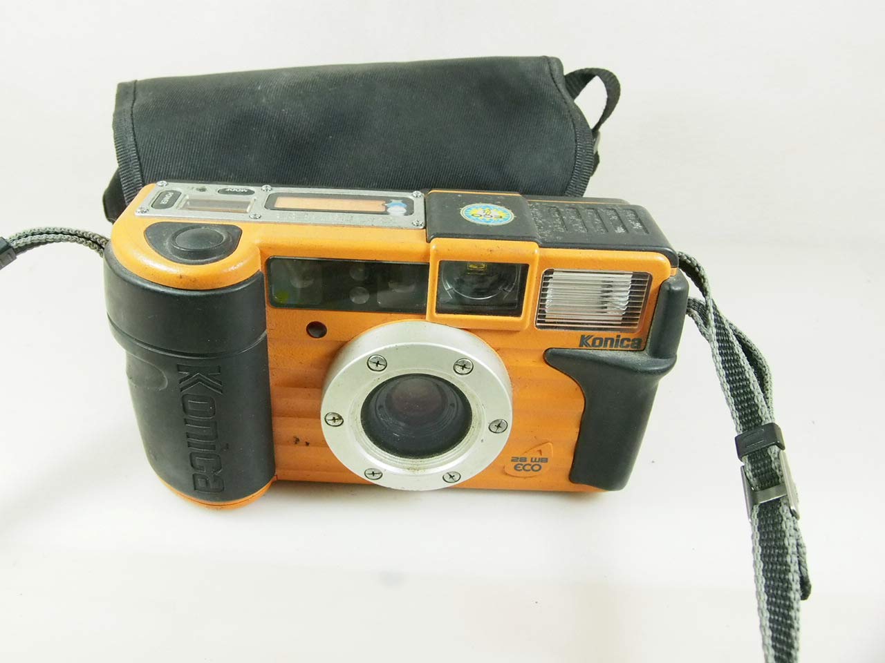 良品 Konica コニカ 現場監督 28WB ECO オレンジ 動作確認済 