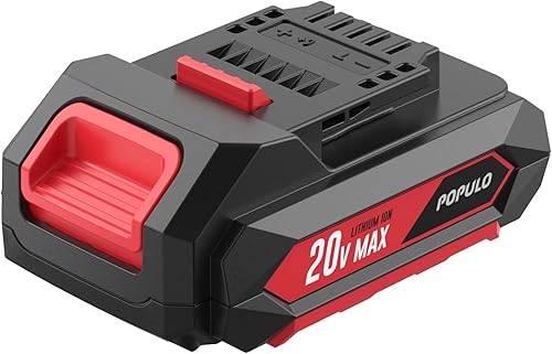 Miniatura 3 de populo Paquete de baterías PPLBP de iones de litio máximos de 20 V y 2.0 Ah, herramientas exclusivas de 20 V