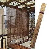 persianas de bambú enrollables para exteriores