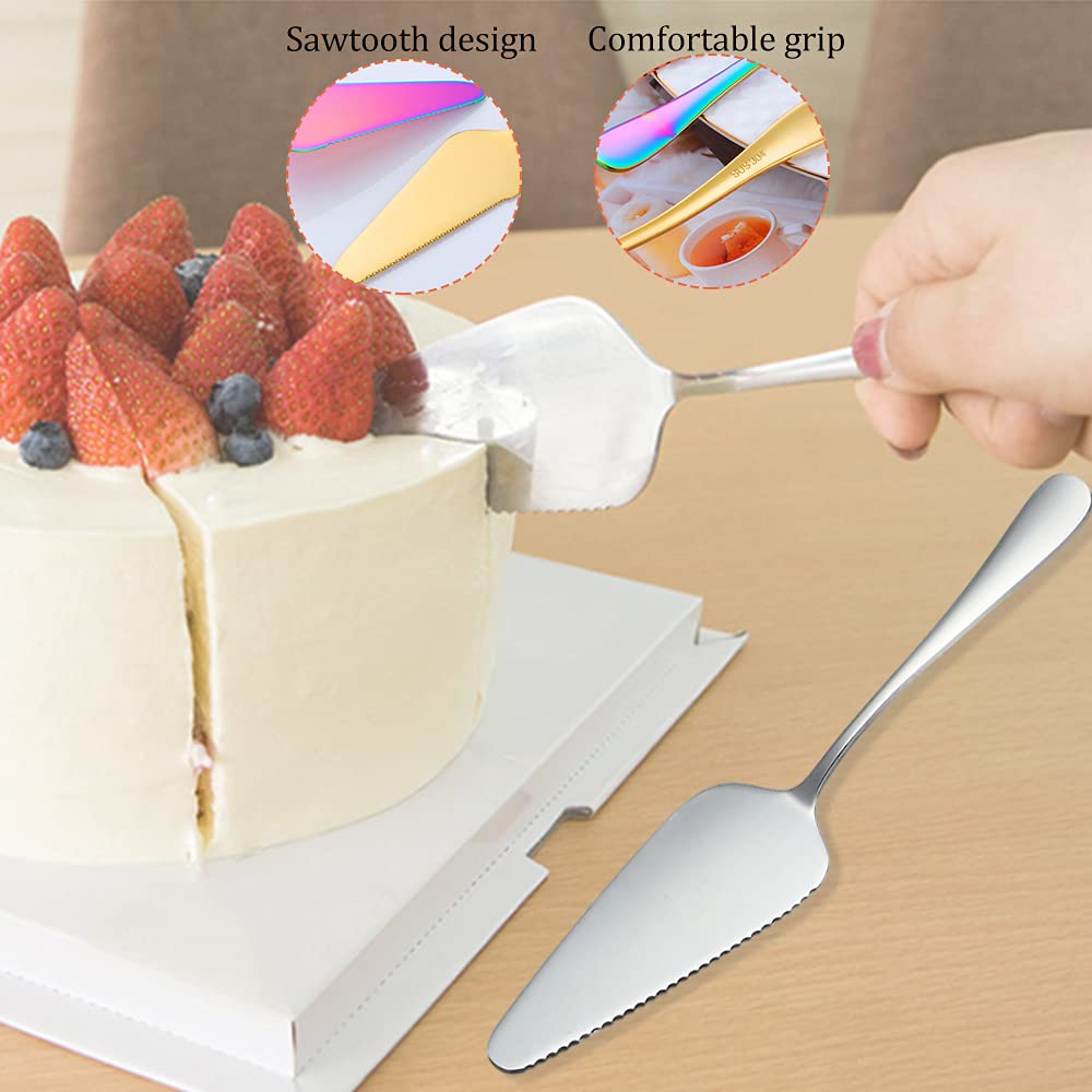 Pala Per Torte In Acciaio Inox - 20,5 X 20 Cm - Paletta Da Chef Per Pasticceria, Trasporto E Servizio