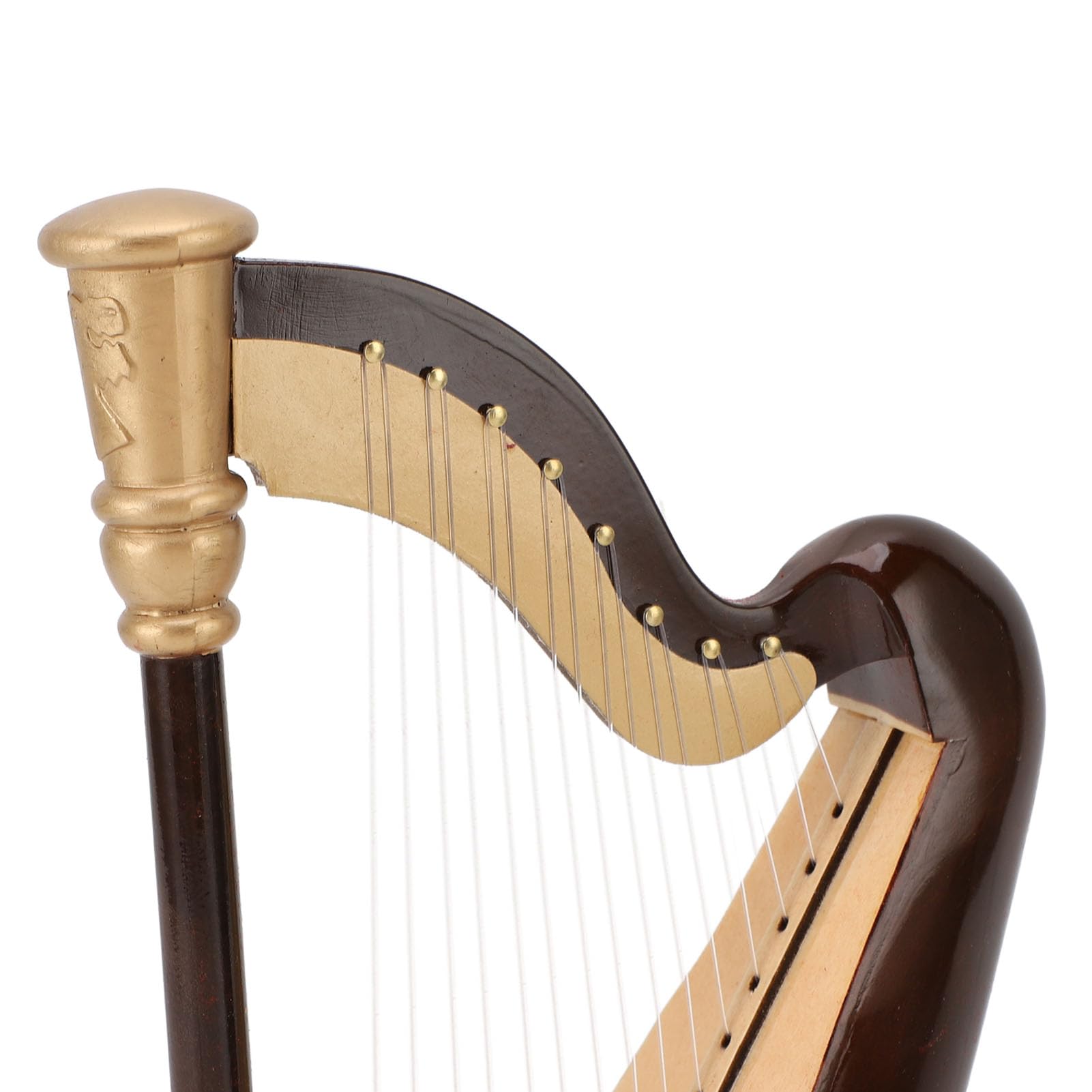 Modello Arpa in Miniatura con un Know-how Squisito per la Decorazione dell'Ufficio, Replica Mini Arpa di 25 Cm per gli Amanti della Musica e Collezionisti
