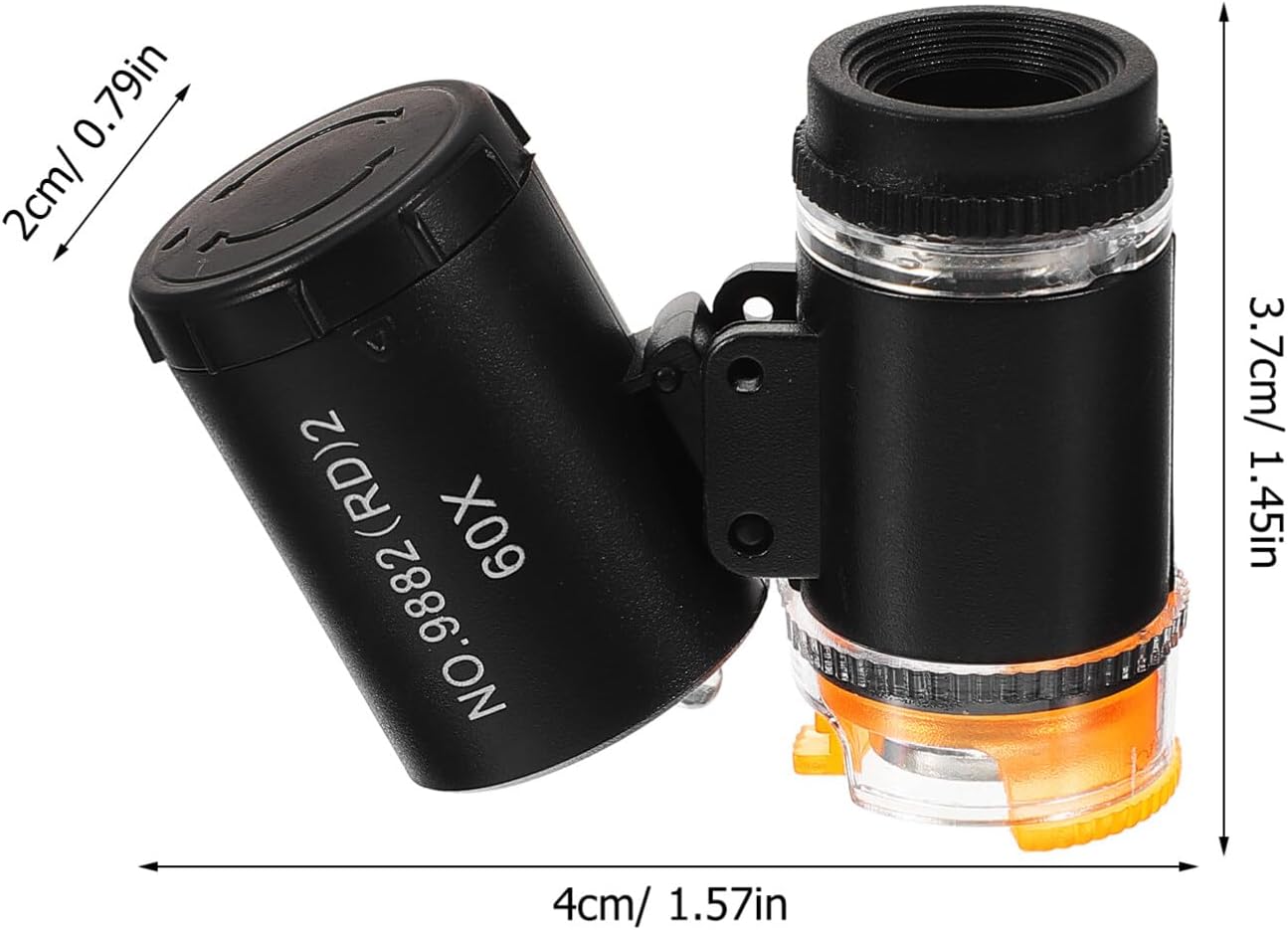 iplusmile Handheld 60X Digital Microscope with Led Light Mini Magnifier for Coin Collecting Jewelry Inspection and Bug Identification