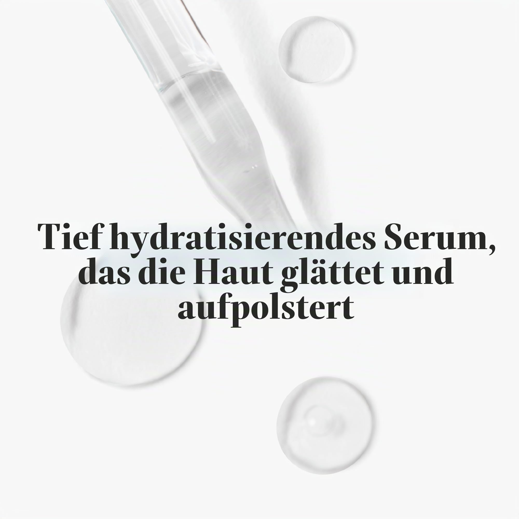DRMTLGY Nadelloses Serum - Feuchtigkeitsspendendes Gesichtsserum mit Hyaluronsäure, Peptiden & Ceramiden - 30ml