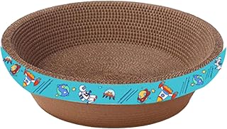 Generic Arranhador de gatos papelão ondulado almofada de arranhões reciclar papel ondulado para gatinhos pequenos médios grandes tapetes para gatos, 45cm x 10cm