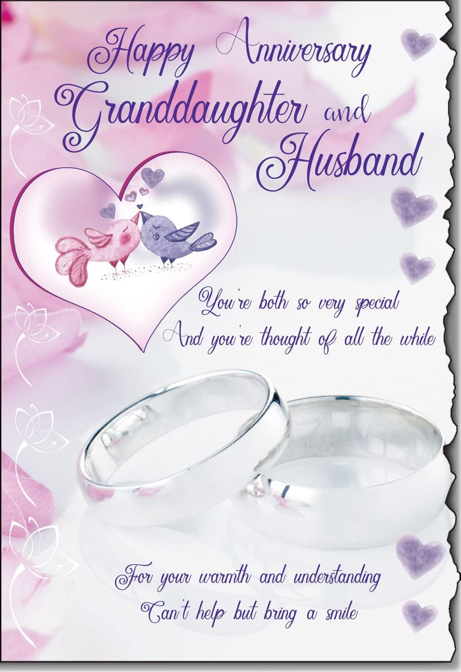 Granddaughter and your Husband On Your Anniversary Card Lovely Verse ...